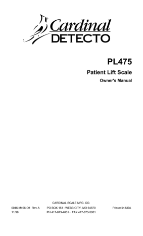 Patient Lift Scale Patient Lift Scale