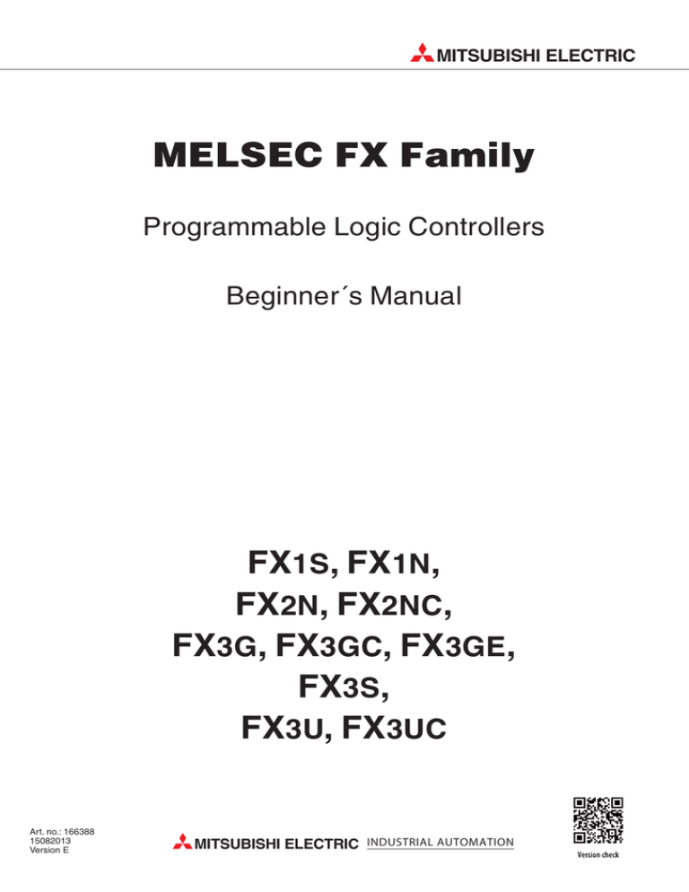 FX-Beginners Manual - AutoCont Control System FX-Beginners Manual - AutoCont Control System