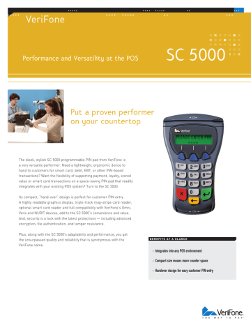 SC 5000 - POS Network SC 5000 - POS Network