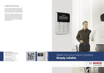 AMAX Intrusion Alarm Systems Simply reliable AMAX Intrusion Alarm Systems Simply reliable