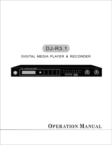 DJ-R3.1说明书通用8.0.cdr - Martinroland Home page DJ-R3.1说明书通用8.0.cdr - Martinroland Home page