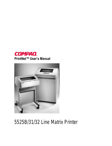 Compaq PrintNet 5532 User manual | Manualzz Compaq PrintNet 5532 User manual | Manualzz