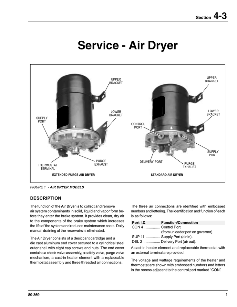Service - Air Dryer - Allied Systems Company Service - Air Dryer - Allied Systems Company