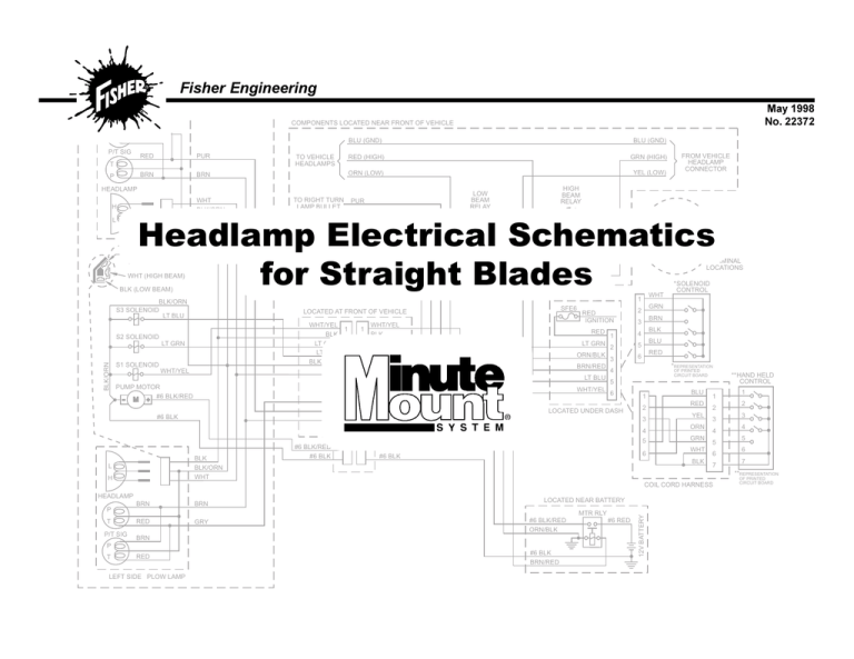 Headlamp Electrical Schematics - Minute Mount with Headlamp Electrical Schematics - Minute Mount with