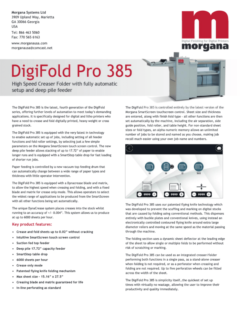 Page 1 Morgana Systems Ltd 3909 Upland Way, Marietta GA 30066 Page 1 Morgana Systems Ltd 3909 Upland Way, Marietta GA 30066