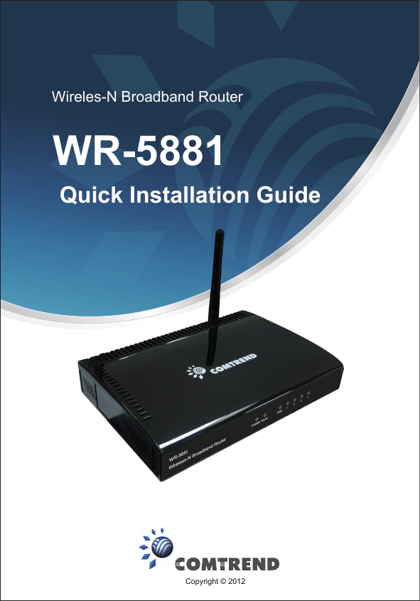 WR-5881 - Comtrend WR-5881 - Comtrend