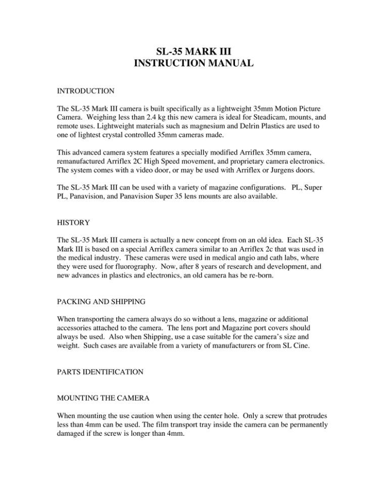 sl-35 mark iii instruction manual sl-35 mark iii instruction manual