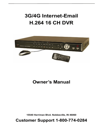 Security Labs SLD256, H.264 Owner's manual Security Labs SLD256, H.264 Owner's manual