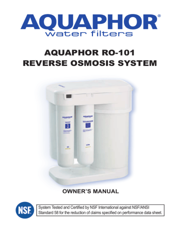 Aquaphor Ro Reverse Osmosis System Owner S Manual Manualzz