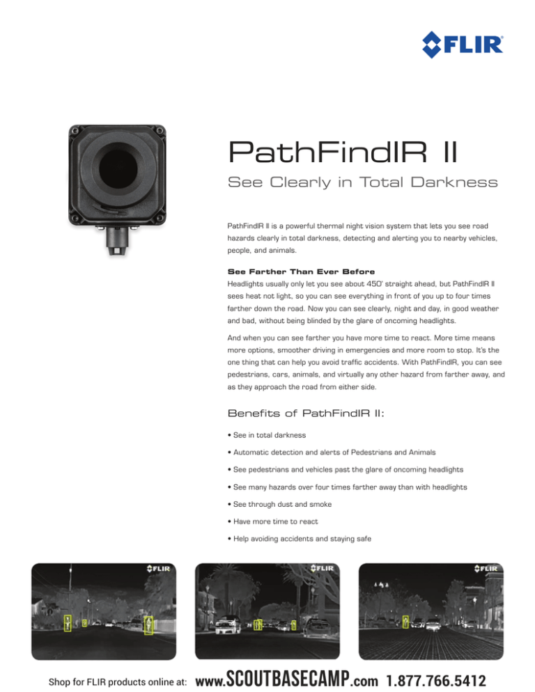 FLIR Systems FLIR PathFindIR II 30Hz PD/AD Vehicle Thermal FLIR Systems FLIR PathFindIR II 30Hz PD/AD Vehicle Thermal