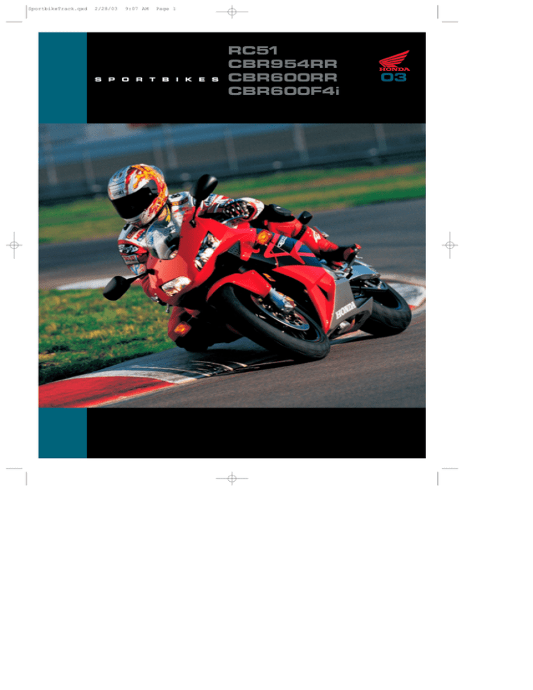 03 RC51 CBR954RR CBR600RR CBR600F4i 03 RC51 CBR954RR CBR600RR CBR600F4i