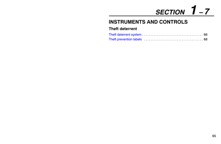 section 1– 7 - Lexus Drivers section 1– 7 - Lexus Drivers
