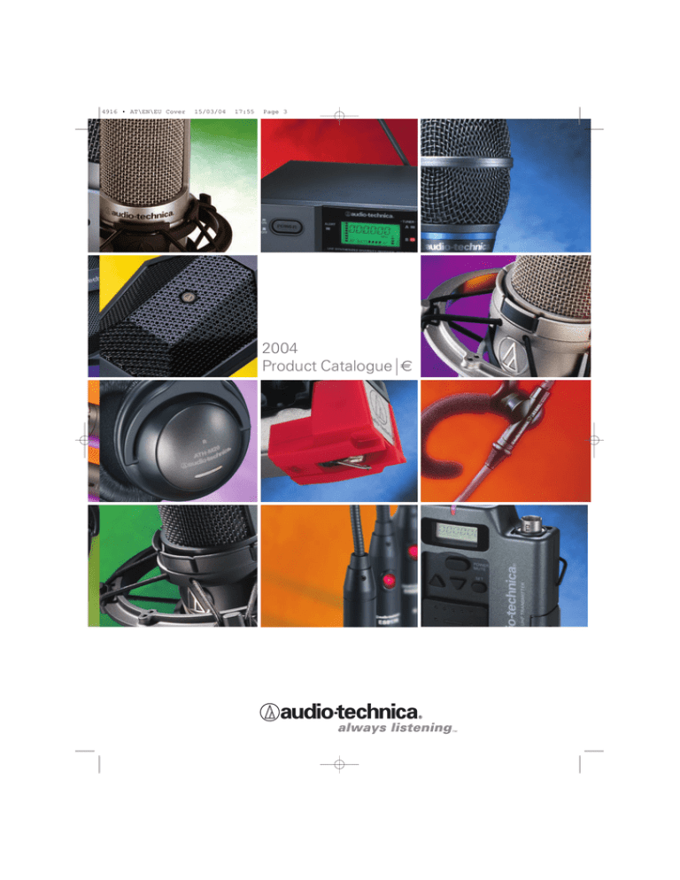 2004 Product Catalogue € - Audio 2004 Product Catalogue € - Audio