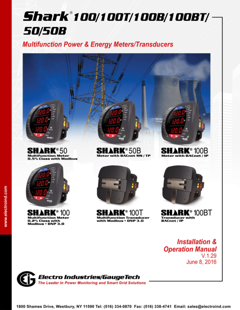 Shark 50 50B 100 100T 100B 100BT User Manual V.1.29 Shark 50 50B 100 100T 100B 100BT User Manual V.1.29