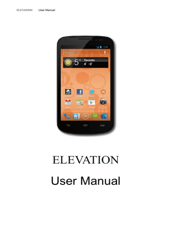 Public Mobile ELEVATION User manual | Manualzz Public Mobile ELEVATION User manual | Manualzz