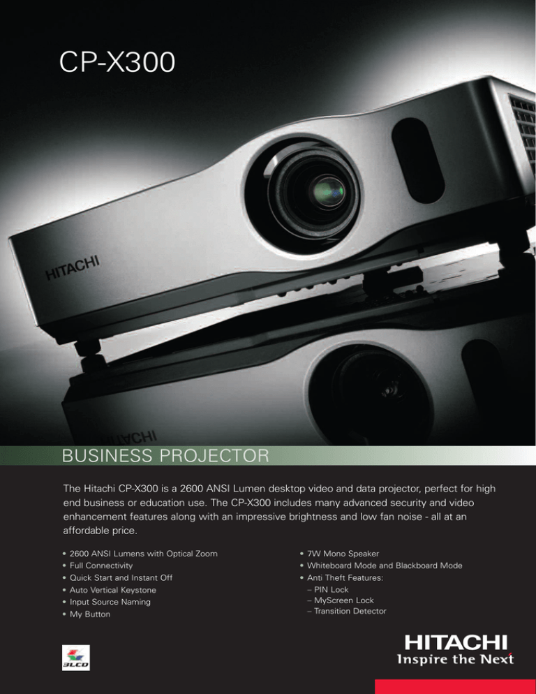 CP-X300 - Hcinema.de CP-X300 - Hcinema.de