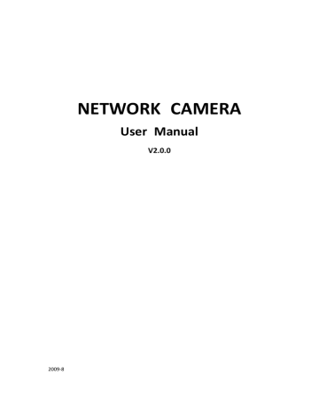 RHINO network camera User manual | Manualzz RHINO network camera User manual | Manualzz