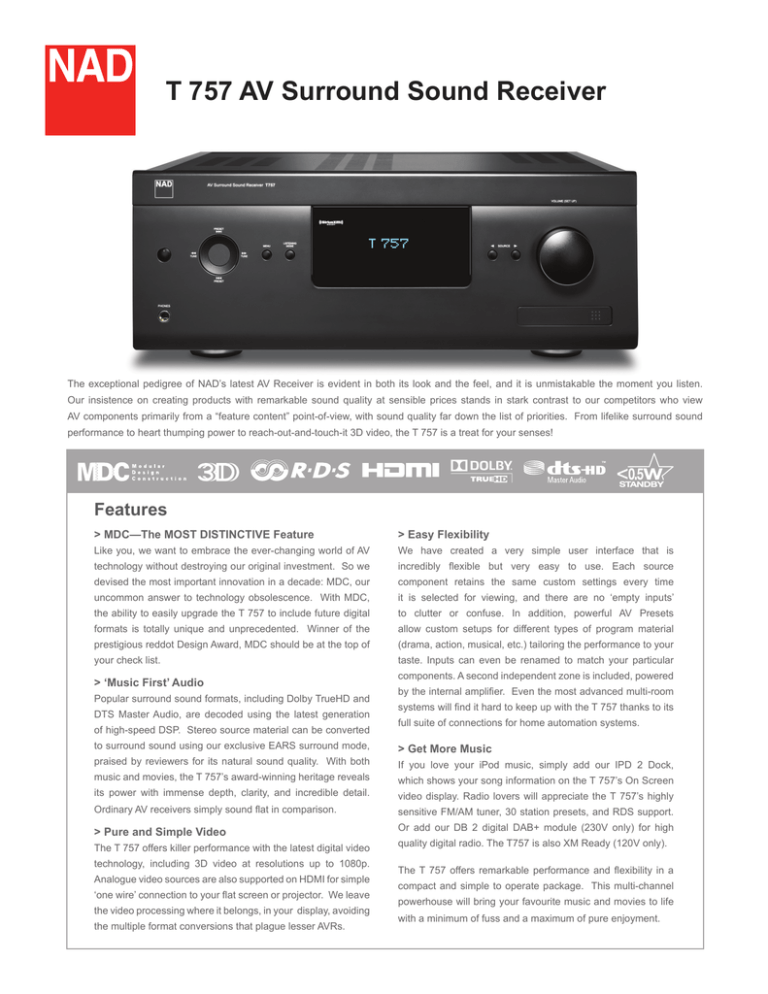 Specification - Audiocenter.ee Specification - Audiocenter.ee