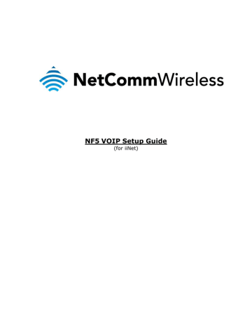 Netcomm NF5 Setup Manual | Manualzz Netcomm NF5 Setup Manual | Manualzz