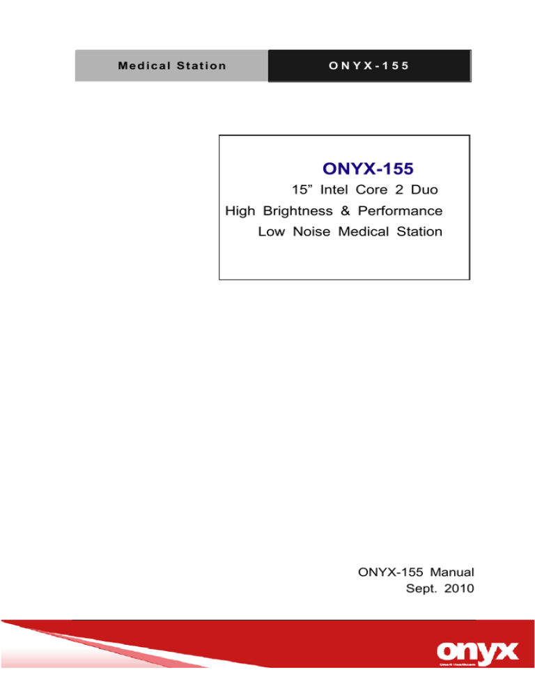Onyx-155 manual Onyx-155 manual