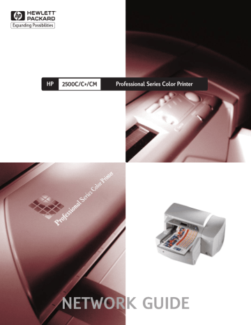 HP 2500c Pro Printer series User guide HP 2500c Pro Printer series User guide