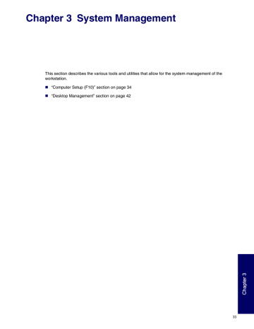 Chapter 3 System Management Chapter 3 System Management