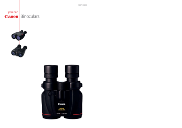 Canon 8x25 IS Binocular technical information Canon 8x25 IS Binocular technical information