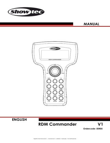 SHOWTEC 50405 manual | Manualzz