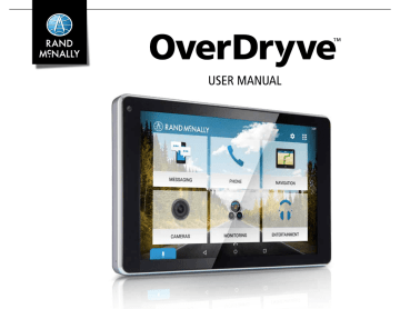 Rand McNally OverDryve Instructions | Manualzz Rand McNally OverDryve Instructions | Manualzz