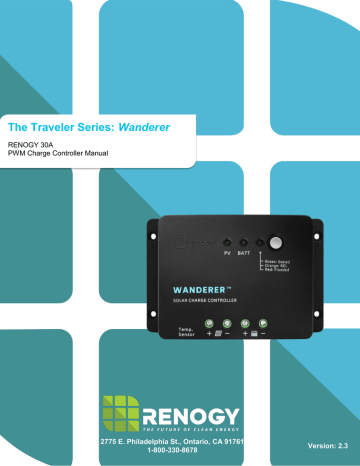Renogy Wanderer 30A Manual Renogy Wanderer 30A Manual