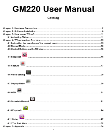 KWorld GM220 User manual | Manualzz KWorld GM220 User manual | Manualzz