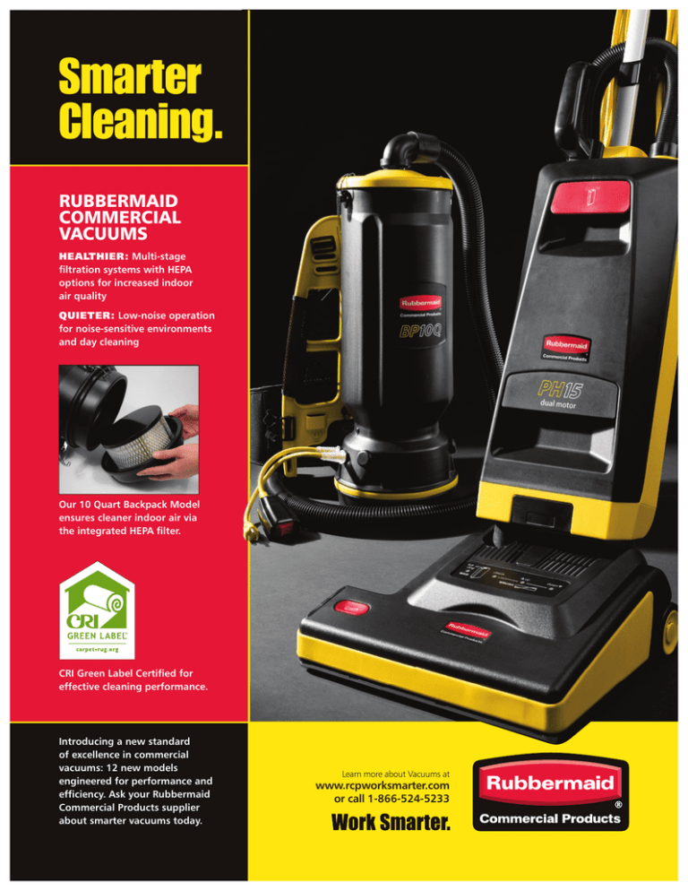 Smarter Cleaning. - Rubbermaid® Commercial Products Smarter Cleaning. - Rubbermaid® Commercial Products