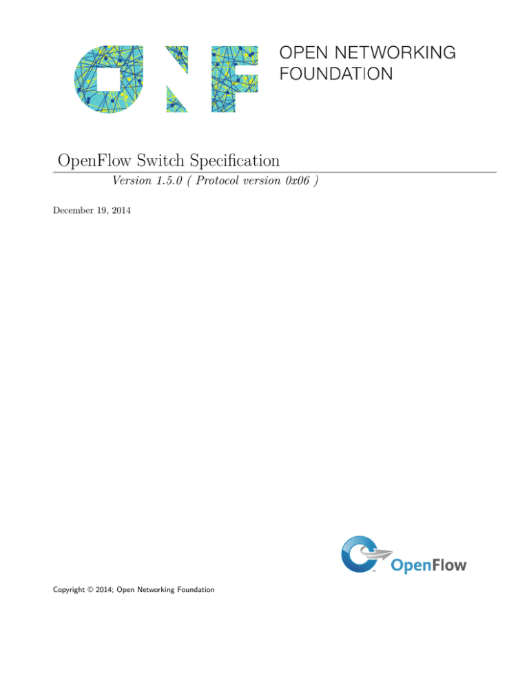 OpenFlow Switch Specification OpenFlow Switch Specification