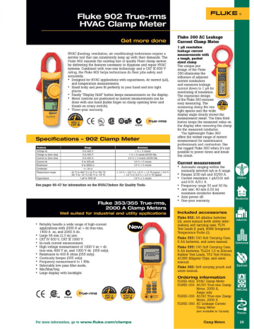 Fluke 902 True-rms - Galco Industrial Electronics Fluke 902 True-rms - Galco Industrial Electronics