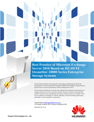 2 HUAWEI OceanStor 18000 Series Enterprise Storage Systems 2.1 2 HUAWEI OceanStor 18000 Series Enterprise Storage Systems 2.1