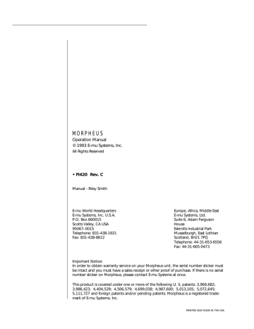 10-Step-by-Step.pdf. E-Mu Morpheus, B-3 | Manualzz 10-Step-by-Step.pdf. E-Mu Morpheus, B-3 | Manualzz