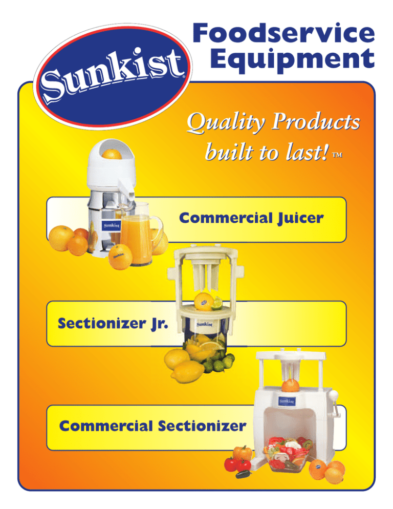 Foodservice Equipment - Spangenberg International BV Foodservice Equipment - Spangenberg International BV