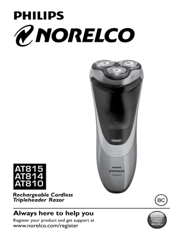 AT815 AT814 AT810 - Philips Parts and Accessories AT815 AT814 AT810 - Philips Parts and Accessories
