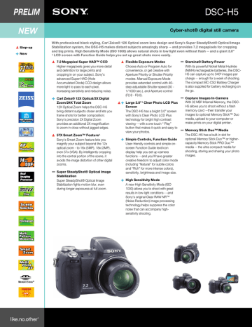 DSC-H5 DSC-H5