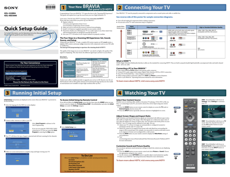 Quick Setup Guide Quick Setup Guide