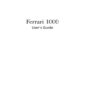 Contents. Acer Ferrari 1000 | Manualzz Contents. Acer Ferrari 1000 | Manualzz