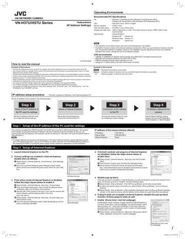 JVC VN-H37U series Instructions | Manualzz