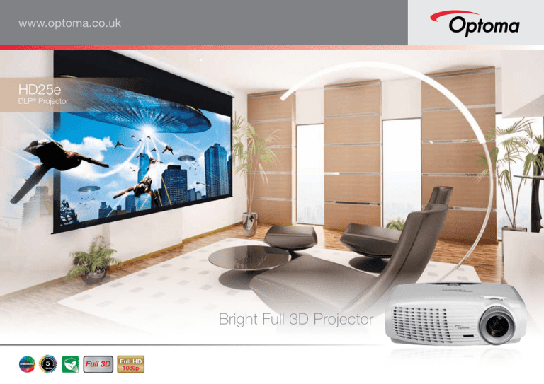 Bright Full 3D Projector Bright Full 3D Projector