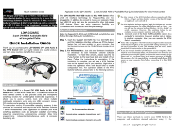 Linkskey LDV-302ARC Quick Installation Manual | Manualzz