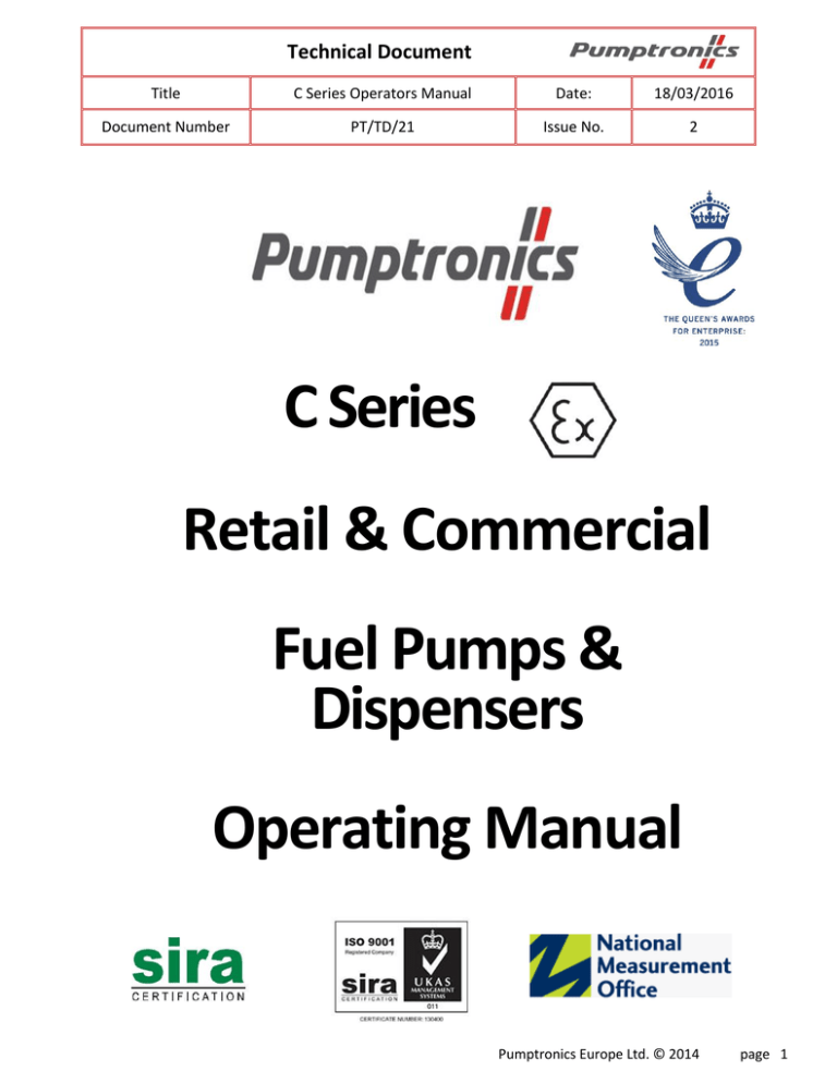 AVGAS Pump Manual AVGAS Pump Manual