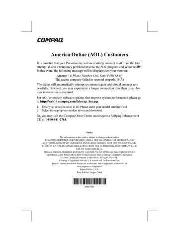 America Online (AOL) Customers America Online (AOL) Customers