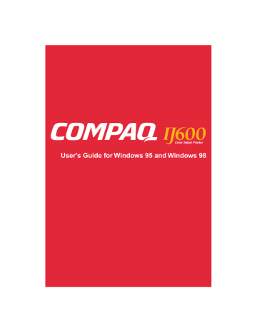 Compaq Inkjet IJ600 User manual Compaq Inkjet IJ600 User manual