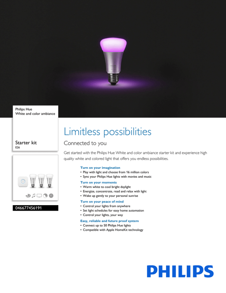 046677456191 Philips White and color ambiance 046677456191 Philips White and color ambiance
