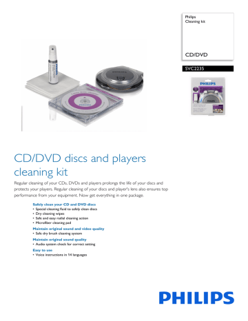 SVC2235/27 Philips Cleaning kit SVC2235/27 Philips Cleaning kit