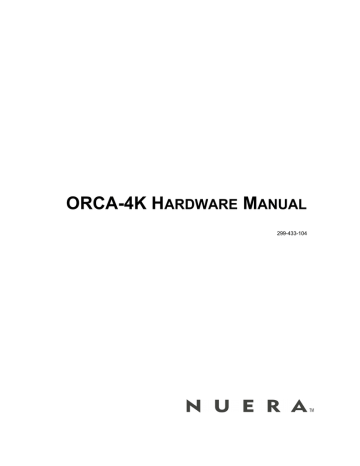 4K Gateway Hardware.book - Nuera Communications Inc 4K Gateway Hardware.book - Nuera Communications Inc